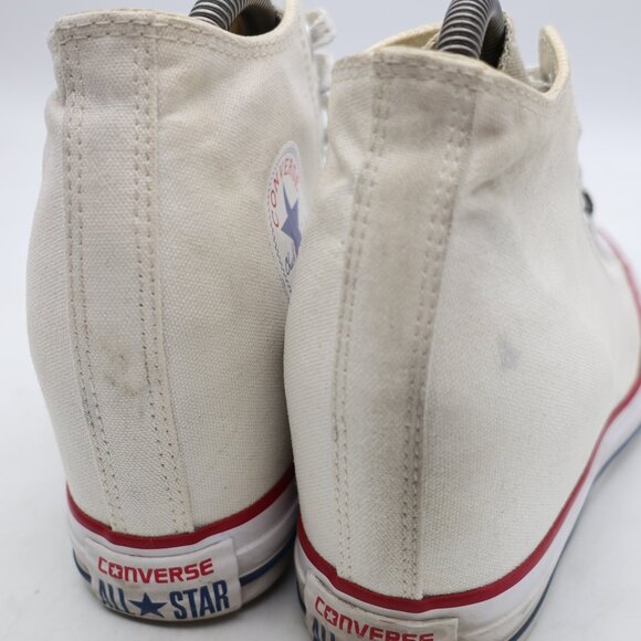 Converse All Star Chuck Taylor Women's Size 9 White Lux Hidden Wedge Sneaker - Picture 11 of 11